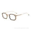 Bonito marco de gafas de acetato de diseño especial para mujeres y hombres